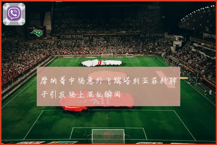 摩纳哥中场意外飞踹塔利亚菲科脖子引发场上混乱瞬间